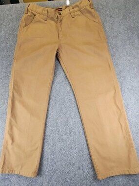 Wolverine Carpenter Pants Canvas Mens Sz 34X30 Workwear Utility Excellent 1411